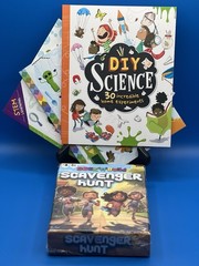 GOTROVO Kids Scavenger Hunt Game – Indoor and Outdoor & 3 Stem DIY Activity Book