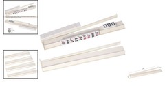 4PCS Mahjong Racks with Pushers White, American Mahjong All-in-one Tile Rack New
