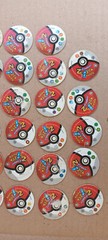 rare vintage Pogs 90’s lot 29 TAZOS POKEMON 3d Lenticular Pepsico Argentina