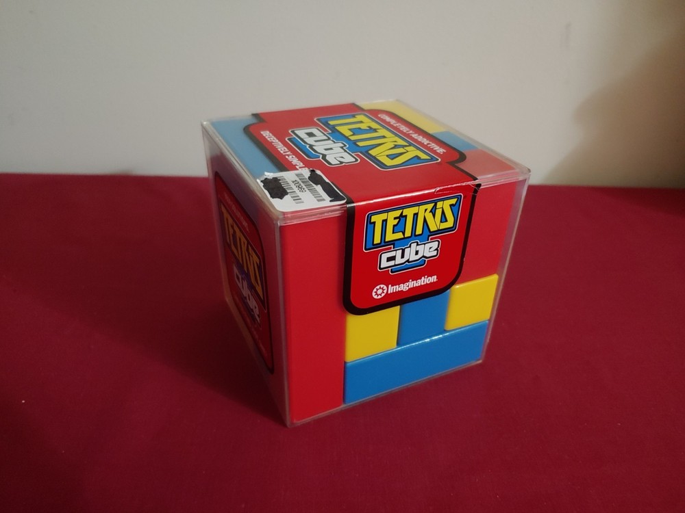 Tetris Cube Puzzle 2010 – Imagination Games Red Yellow & Blue – New