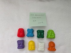 Complete Set of 8/8 Mega Mutant Go Go’s Crazy Bones.