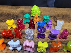 Lot of 40 Go Go Crazy Bones, Various Colors & Characters