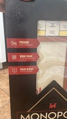 Brand New MONOPOLY GRAND Luxury Edition Folding Wood Board Rare Gift! SEALED