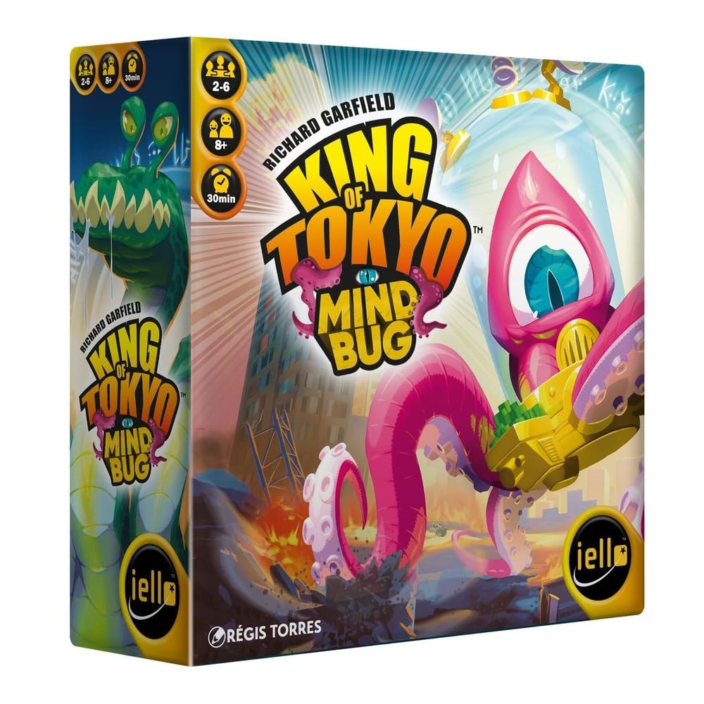King of Tokyo: Mindbug Expansion, Strategy Board Game, Take Control of Your O…