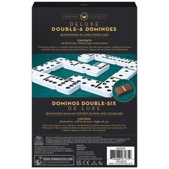 Spin Master Games, Cardinal Legacy Deluxe Double-6 1, Double 6 Dominoes