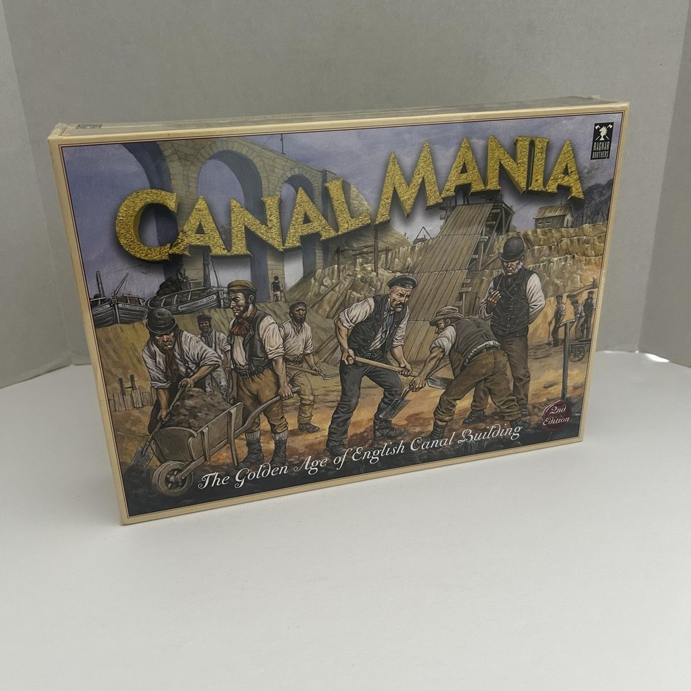 Ragnar Brothers Canal Mania Strategy Board Game 2006 2-5 Players 14+ New Sealed