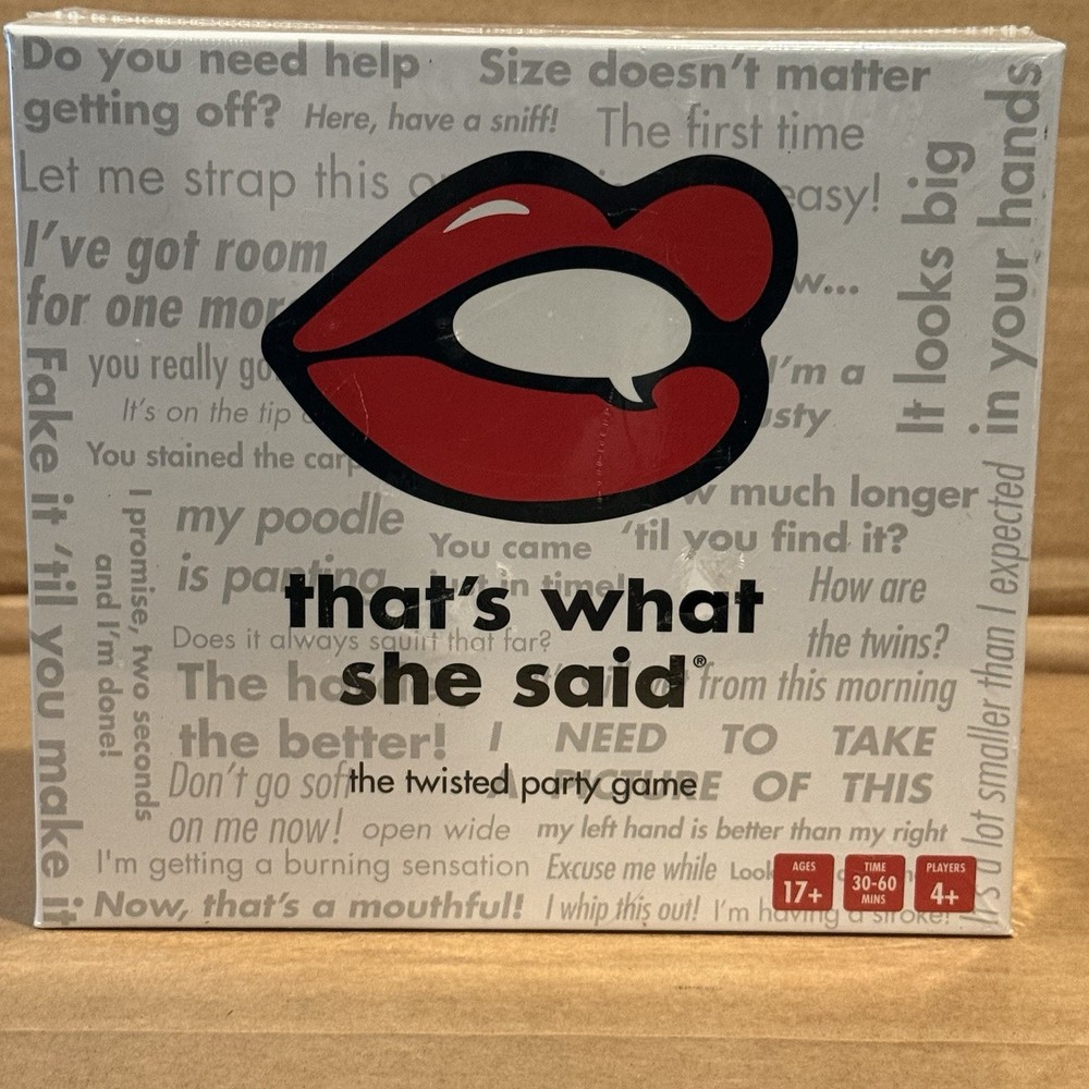 That’s What She Said: Hilarious Adult Party Game with 458 Cards for 4+ Players
