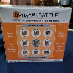 NIB Bounce Battle Ping Pong Ball Wood Edition Family Or Party Game