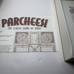 Parcheesi Board Game The Classic Game of India Animal Edition 2001 100% Complete