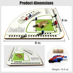 Baseball Board Gameï¼Œ5mm Thick Solid Oak Baseball Board Game, Portable Dice …