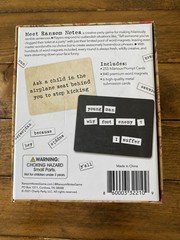 RANSOM NOTES Game By Charty Party “The Ridiculous Word Magnet Game” COMPLETE
