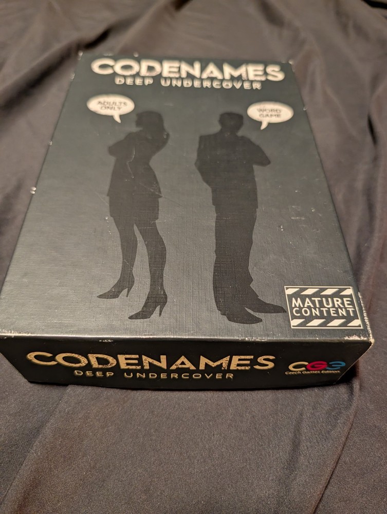 Codenames: Deep Undercover 2.0 Adult Spy Word Board Game 18+ Rare Hard To Find
