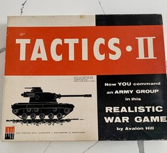 Avalon Hill Tactics II War Board Game Vintage – 2+ Players Ages 12 and Up