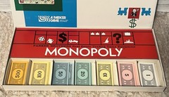 Vtg MONOPOLY Board Game 100% COMPLETE 1973 VINTAGE~NEVER BEEN PLAYED