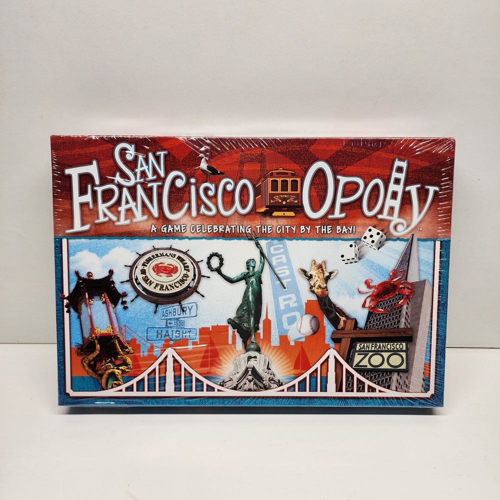 San Francisco-Opoly A Game Celebrating The City By The Bay. NEW & FACTORY SEALED