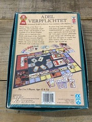 Adel Verpflichtet Board Game Complete 1991 Avalon Hill Complete