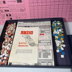 Vintage Anzio Avalon Hill Wargame Board Game WWII Strategy 1944 Italy Campaign