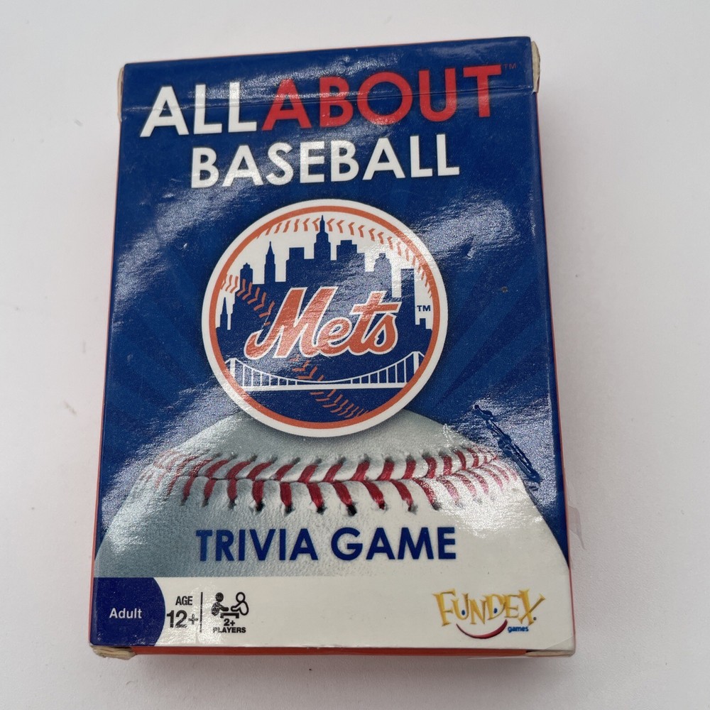Mets All About Baseball Trivia Game MLB Card Game 250 Question Game 2011
