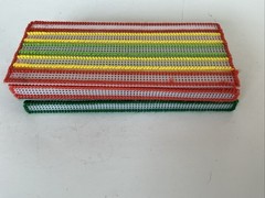 Domino Holder Rack/Tray (4) Plastic Canvas Full View Hand Made Stackable