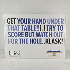 KLASK Magnetic Game Of Skill 2016 Board Game Complete Tested Kids and Adults