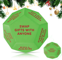 2025 New-Santa Swap Gift Exchange Dice,3 * 3In Exchange Gifts Family Game,Stocki