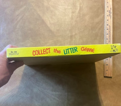 Vintage The “Collect the Litter” Board Game Jessup Paper Box Co. Tee Pee Toys