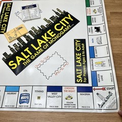 Vintage Salt Lake City Board Game of Monogamy LDS Mormon 1992 Monopoly Church