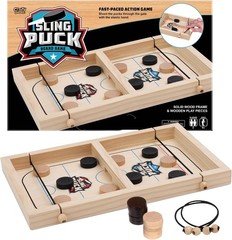 Fast Sling Puck Game – Super Winner Slingshot Board – It Shot 2 Player Hockey