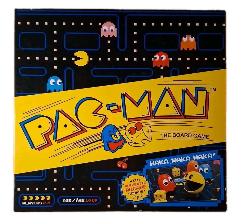 PAC-MAN Board Game with Authentic Sounds by Buffalo Games-100% COMPLETE
