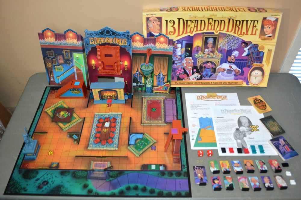 13 DEAD END DRIVE board game – Winning Moves Game 2019 – COMPLETE