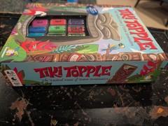 Tiki Topple Board Game by Gamewright Free Shipping