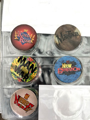 WWF Wrestling 53 Different MATCAPS & SLAMMERS POGS 1995 Titan Sports WWE in Book