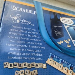 Disney Vacation Club Scrabble Game NEW! SEALED! RARE!