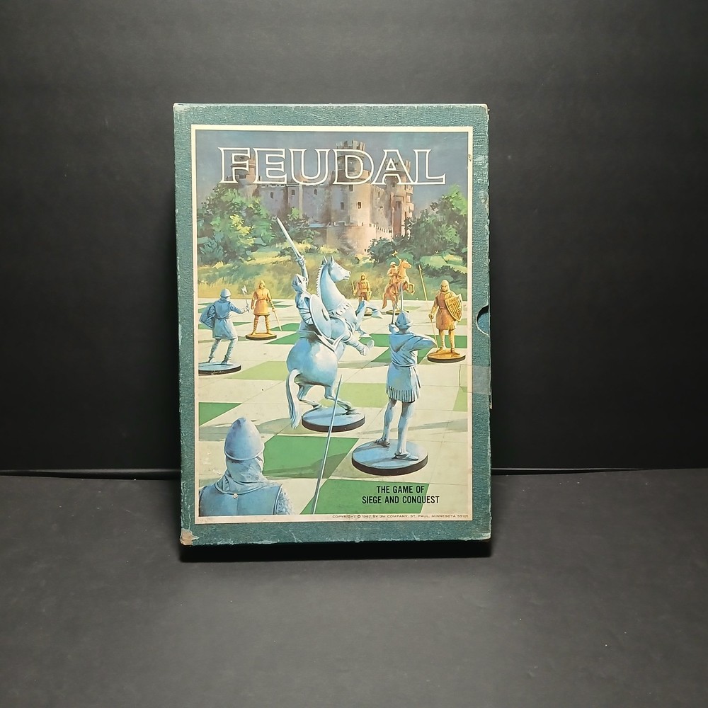 1967 Feudal The Game Of Siege and Conquest 3M Board Game