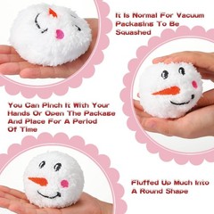 Fun 30 Pcs Classic Plush Snowballs – Ideal for Christmas Decor and Games