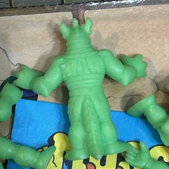 Vintage Mattel M.U.S.C.L.E Mega Match Game 1983 Arena Original Missing 1 Figure