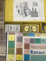 Vintage Ratrace Board Game 1973 Waddingtons House of Games Social Climbing