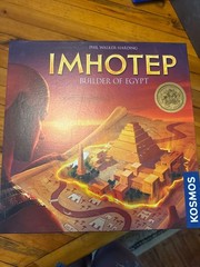 Imhotep Builder of Egypt Board Game Kosmos 2016 Phil Walker-Harding Complete