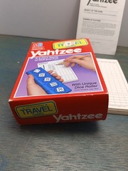 VTG 1989 Yahtzee Travel Game by MB Milton Bradley Age 8 & Up 1 or more players