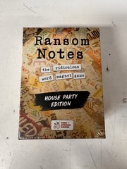 Ransom Notes House Party Edition The Ridiculous Word Magnet Game Factory Sealed