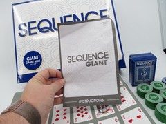 SEQUENCE Giant Game Edition Cushioned Mat Cards Oversize Chips Complete
