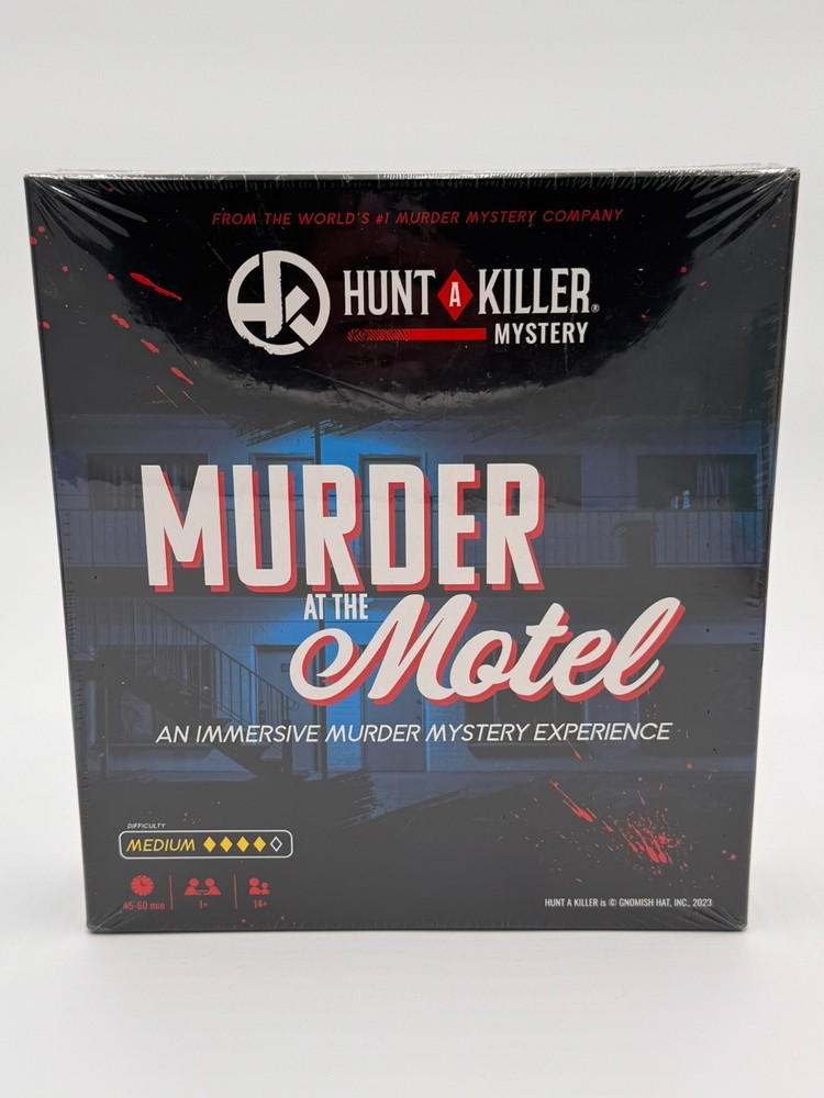 Hunt A Killer: Murder at The Motel Mystery Game (2023) New & Sealed