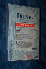 Think LOGO Cards Ravensburger 27 406 2 Game Thinking Sports Sealed in Foil NOS