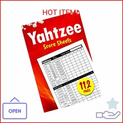Yahtzee Score Pads: 660 Score Games For Scorekeeping – Yahtzee Score Sheets 6×9
