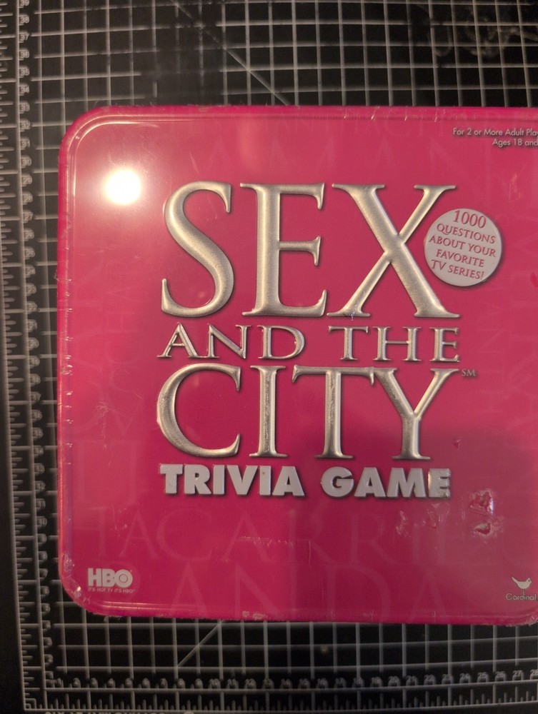 Sex and the City Trivia Game Tin Edition NEW Sealed 2004 HBO Adult Party Game
