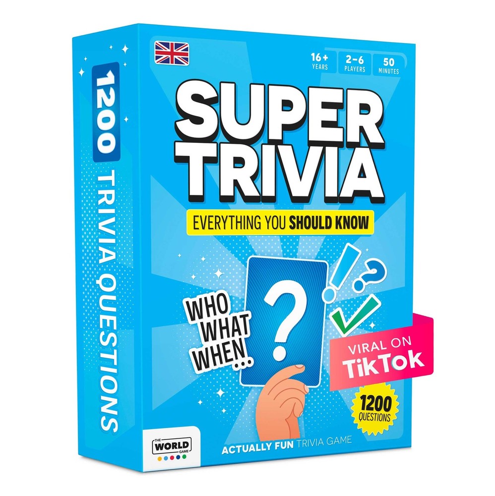 Super Trivia Game for Adults with 1200 Questions – Fun Board Game for Adults …