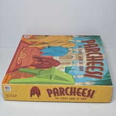 Parcheesi The Classic Game of India Milton Bradley Board Game 100% Complete 2001