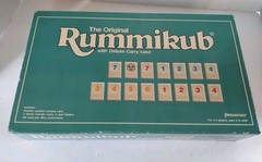 This Rare RUMMIKUB Rummy Tile Game 1997 Hertzano Israel – NIB W/Carry Case.