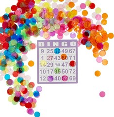 500 Pcs of 3/4 inch Transparent 8 Color Clear Bingo Counting Chips Plastic…