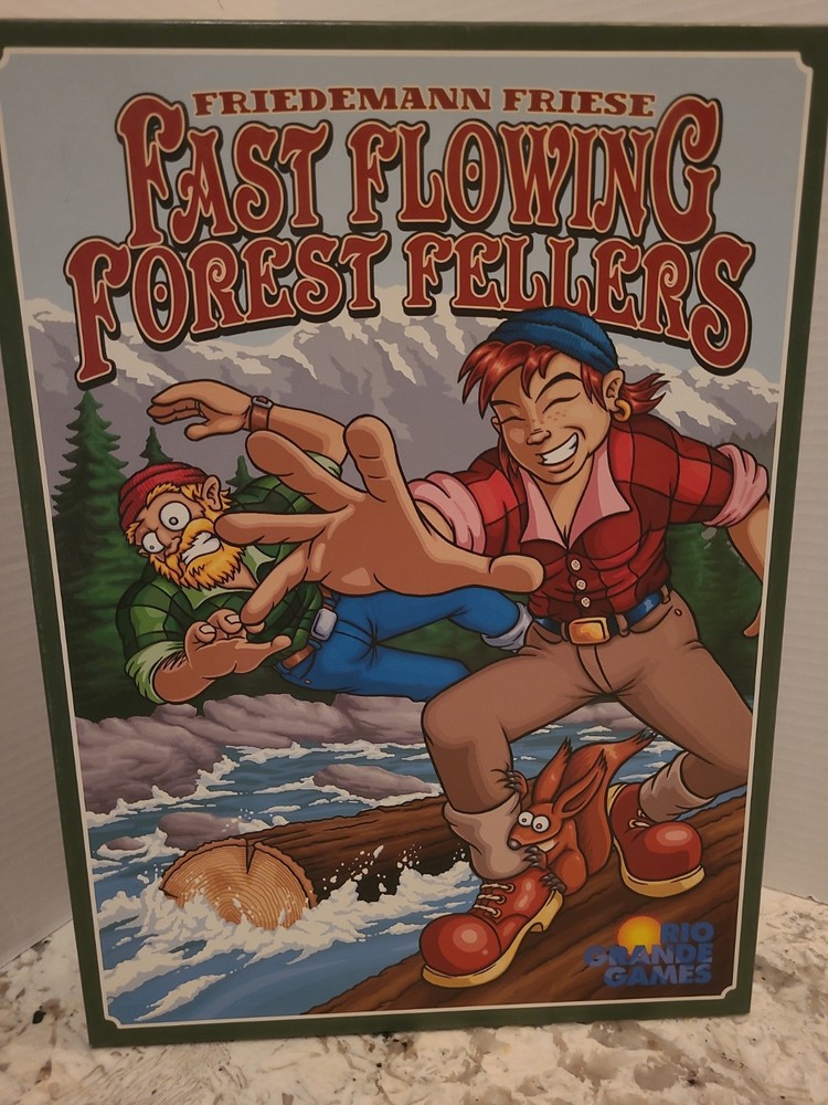 Fast Flowing Forest Fellers Board Game Friedemann Friese Rio Grande Games 2008